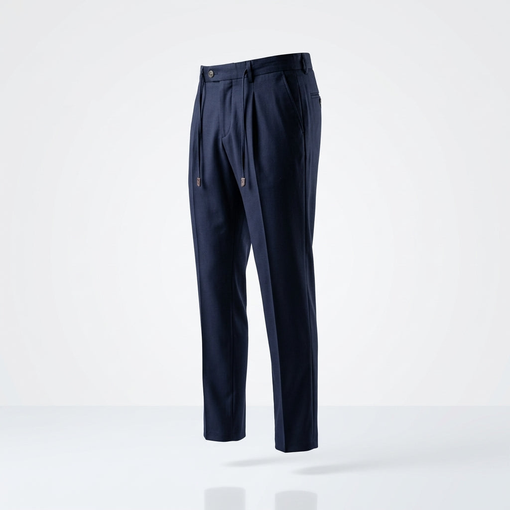 Pantaloni Casual Plisați