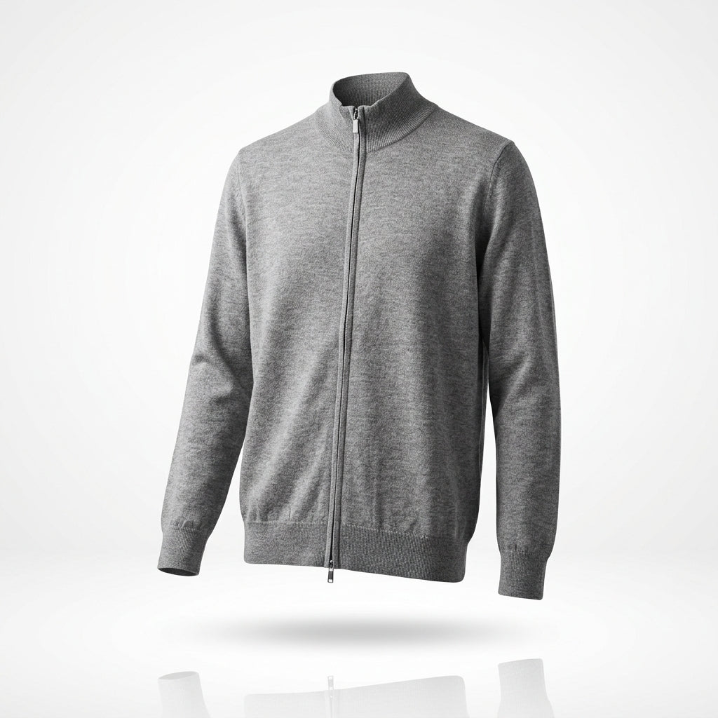 Cardigan cu Fermoar
